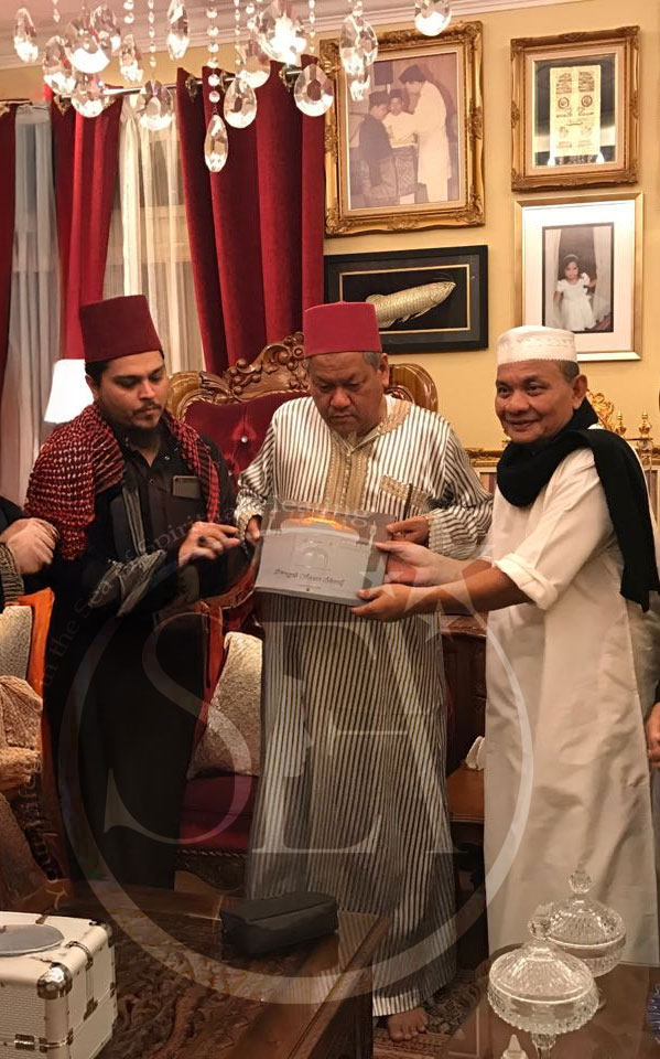 Royal family member of Indonesia with Syed Ehraz Ahmed