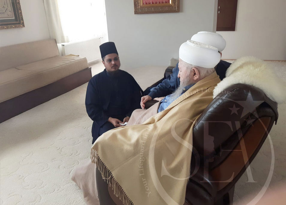 Late Mahmood Efendi with Syed Ehraz Ahmed in Istanbul