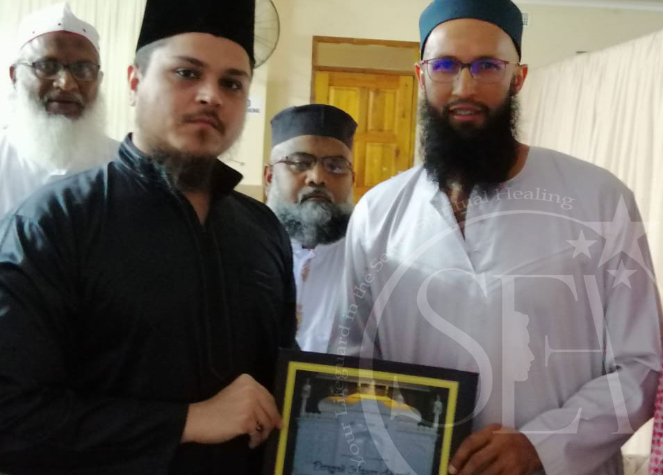 Hashim Amla, South African Cricketer, Meets Syed Ehraz Ahmed in South Africa