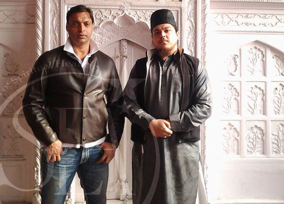 Shoaib Akhtar with Syed Ehraz Ahmed
